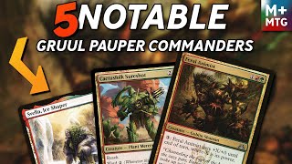 5 Notable Gruul PDH Commanders [upl. by Terryn]