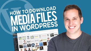 How to Download Media Files in Wordpress no plugin [upl. by Nylitak412]