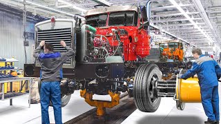 How They Build Powerful US Kenworth Trucks From Scratch  Inside Production Line Factory [upl. by Lhamaj]