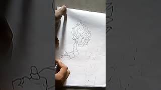 Vegeta ultra ego speed drawing [upl. by Nila]