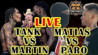 GERVONTA TANK DAVIS VS FRANK MARTIN MATIAS VS PARO LIVE [upl. by Gaskill]