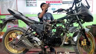 Suzuki gixxer bike top speed engine overheat RPM problem and mileage problem solve। bike vlog h [upl. by Elleahcim]