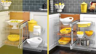 RevAShelf 5PSP Series Blind Corner Product Overview by KitchenSourcecom [upl. by Winola]