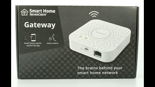 SILVERCREST Gateway Zigbee Smart Home [upl. by Rehpinej]