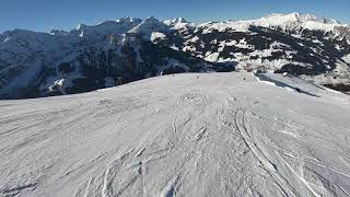 Adelboden from Metchstand to Metsch slopes  pisten nr 39  27 [upl. by Susej]