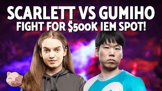 SCARLETT vs GUMIHO Qualifying Match  500000 IEM Katowice Qualifiers Bo5 ZvT  StarCraft 2 [upl. by Rawdan]