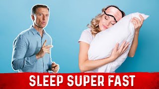 How to Sleep Fast and Better MUST WATCH – Dr Berg [upl. by Ellenoj]