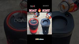 Boat vs Sony Bluetooth speaker Appy Fizz bass test [upl. by Arramat493]