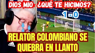 Relator Colombiano No Soporta PERDER LA FINAL y Se Quiebra en VIVO [upl. by Anayek441]