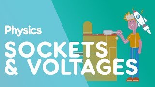 Sockets amp Voltages In Different Countries  Electricity  Physics  FuseSchool [upl. by Aehta]