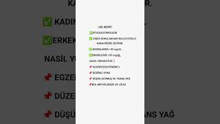 HDL KOLESTEROL NEDİR keşfet short video reels edit shorts music beslenme diyetisyen [upl. by Priebe48]