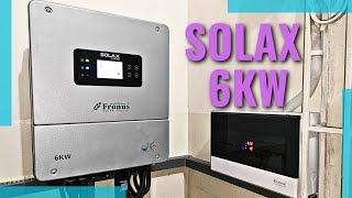 SOLAX 6KW INSTALLATION WITH 14 SOLAR [upl. by Leaffar]