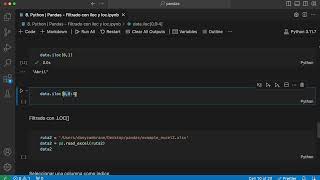 613 Python  Pandas  Filtrado con iloc y loc python [upl. by Nuhs]