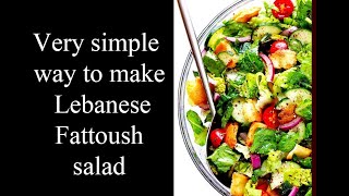 Fattoush Salad recipe [upl. by Quar]