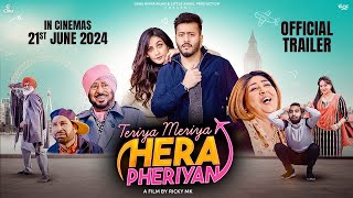 Teriya Meriya Hera Pheriyan Official Trailer Pukhraj Bhalla  Jaswinder Bhalla  Harby Sangha [upl. by Ellynad]