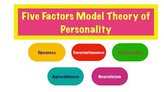 The Big Five Factor Model Theory of Personality  Big Five  Vidya Venue [upl. by Aihsik]