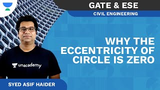 HOW ECCENTRICITY OF A CIRCLE IS ZERO  GATE amp ESE  Syed Asif Haider [upl. by Ladnor]