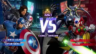 Requested MARVEL VS CAPCOM INFINITE Winter Soldier and Captain America Arcade Gameplay [upl. by Philbert]