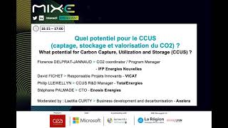 Quel potentiel pour le CCUS captage stockage et valorisation du CO2 [upl. by Paddie]