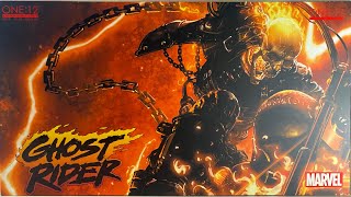 Mezco One  12 Collective Ghost Rider Figure Review My First Review Ever [upl. by Eesyak]