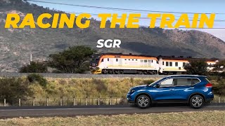 Insane Race Footage XTrail vs SGR Train  Who Will Win [upl. by Vaughn]