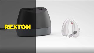 How to charge your BiCore RIC Li with Charging Station R  REXTON Hearing Aids [upl. by Batty575]