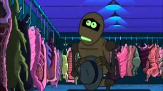 Futurama S02E17 Robot Mob Boss Scene [upl. by Nimesh]