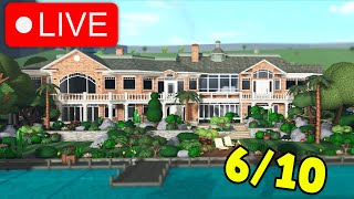 Rating YOUR Bloxburg Houses LIVE [upl. by Asenad378]