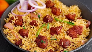 மீல் மேக்கர் ஃபிரைட் ரைஸ் 😋👌 Meal Maker Fried Rice  soya fried rice in tamil  meal maker rice [upl. by Duile]