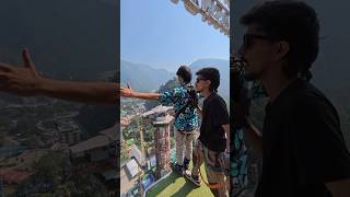 Splash Bungy Rishikesh bungee bungeejumping jumping adventure trending viral bungy shorts [upl. by Sedrul]