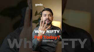 Why Nifty Fell Today  Harsh Goela harshgoela stockmarket nifty investing [upl. by Einhoj]