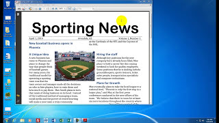 Microsoft Publisher 03 How to create a two column newsletter [upl. by Misab120]