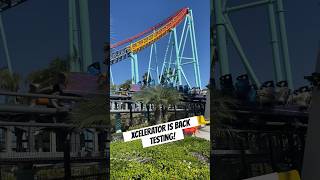 XCELERATOR is BACK Testing at Knott’s Berry Farm 2023 shorts [upl. by Miuqaoj]