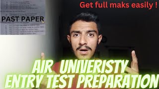 Air University Entry Test Preparation I COMSAT Entry Test Preparation I Tips to solve Nts [upl. by Doane]