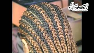 Hair Styling Ghana Braid Technique [upl. by Ahselef]