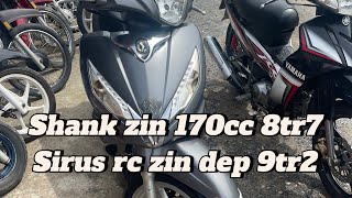 Shank 170cc 8tr7 zin chay phe hon sh siruss rc zin đẹp 9tr2 Lh 0346854213 [upl. by Ynnol56]