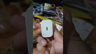 iphone 20 watt charger adapter type c to type c fake [upl. by Cuttler]