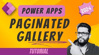 Power Apps Gallery Pagination PowerApps PaginatedGallery SharePoint [upl. by Elag179]