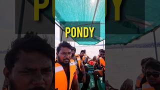 Pondy Boating Package😍Worth 300RS🚣 Pondy pondicherry boating travelvlog beach trip outting [upl. by Gavrilla]