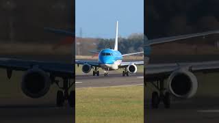 Beautiful elegant landing from KLM klm planespotting britishairways aviationlovers plane [upl. by Swenson]