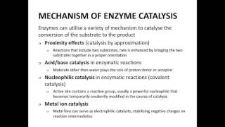 Mechanism of enzyme catalysis [upl. by Cedar]