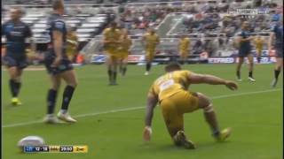 Greg Johnson try vs Leigh Centurions [upl. by Iznil]