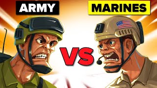 ARMY vs MARINES  Whats the Real Difference Compilation [upl. by Tali]