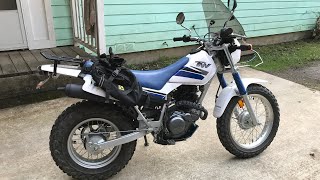 TW 200 is the best Dual Sport EVER Walk around and circle wheelies [upl. by Yttig329]