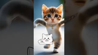 Cat Dance🥰🐾🎉shorts cat catlover pets [upl. by Novaelc]