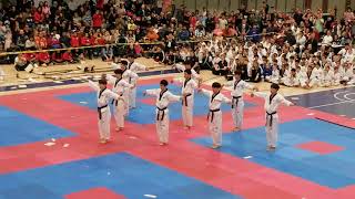 Kukkiwon Demo Team  Taekwondo Expo  Hoffman Estates 092019 part 6 [upl. by Longfellow]