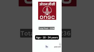 ONGC Recruitment 2024 jobsearch governmentjobs vacancy [upl. by Kruter]