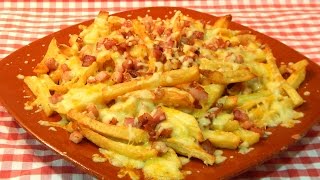 Cómo hacer patatas con beicon y queso [upl. by Fons]