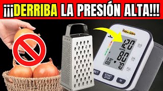 APRENDE cómo BAJAR la PRESIÓN ARTERIAL naturalmente en 5 minutos  RECETA NATURAL Y CASERA [upl. by Titus462]