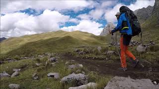 Huayhuash Circuit solo day1  Quartelhuain  Cacananpunta  Laguna Mitococha Peru 25062018 [upl. by Llednahs916]